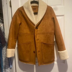 NWT mother the shawl collar timber jacket xs